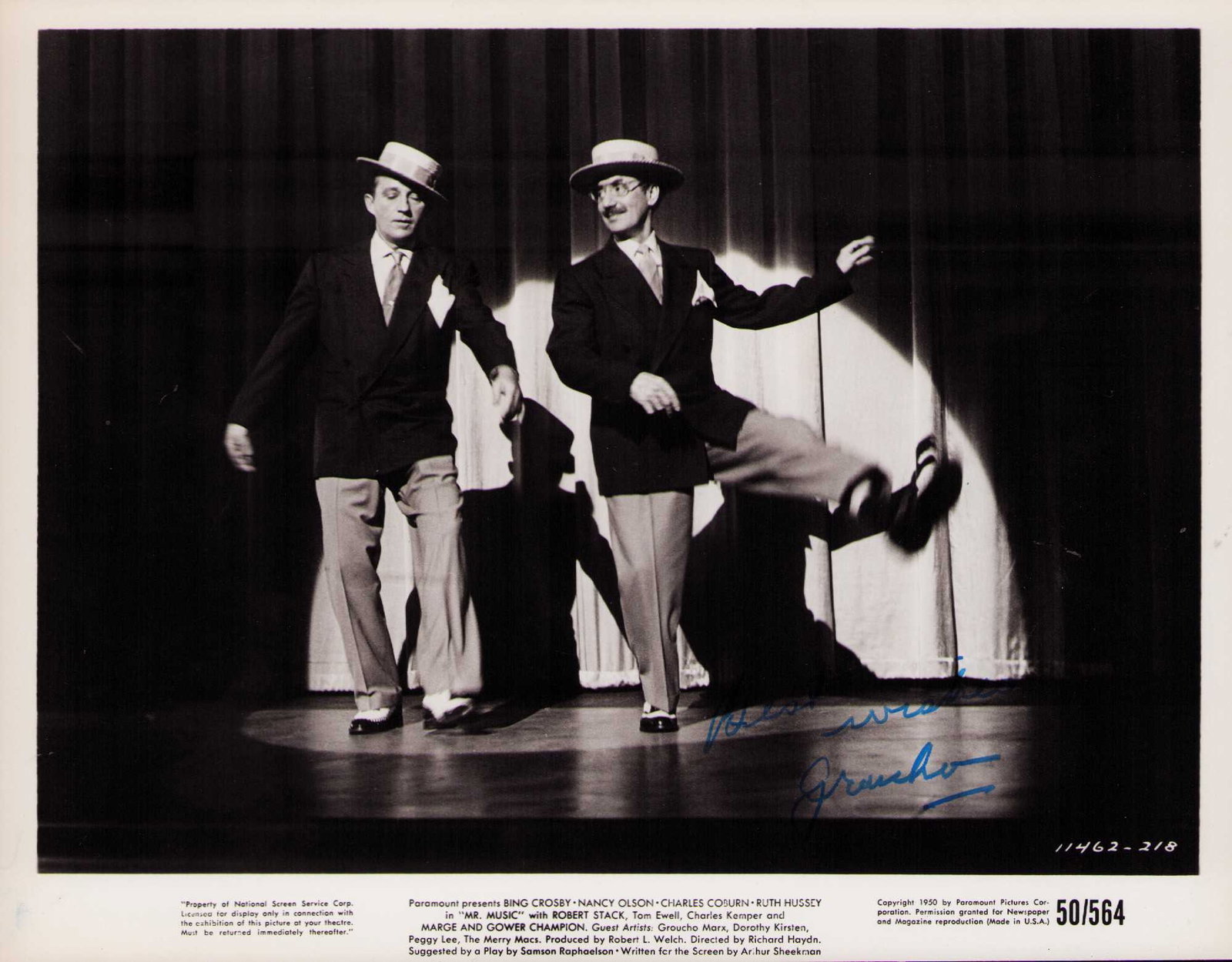 Groucho Marx signed photograph (1 of 1)