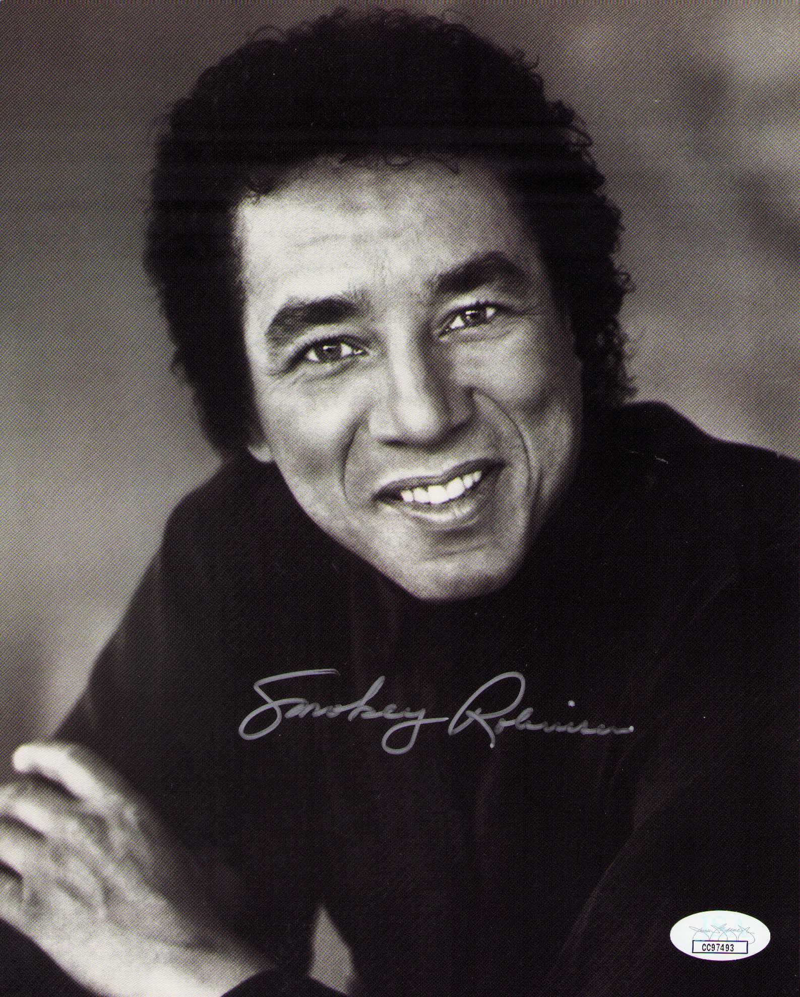 Smokey Robinson signed photograph JSA (1 of 1)