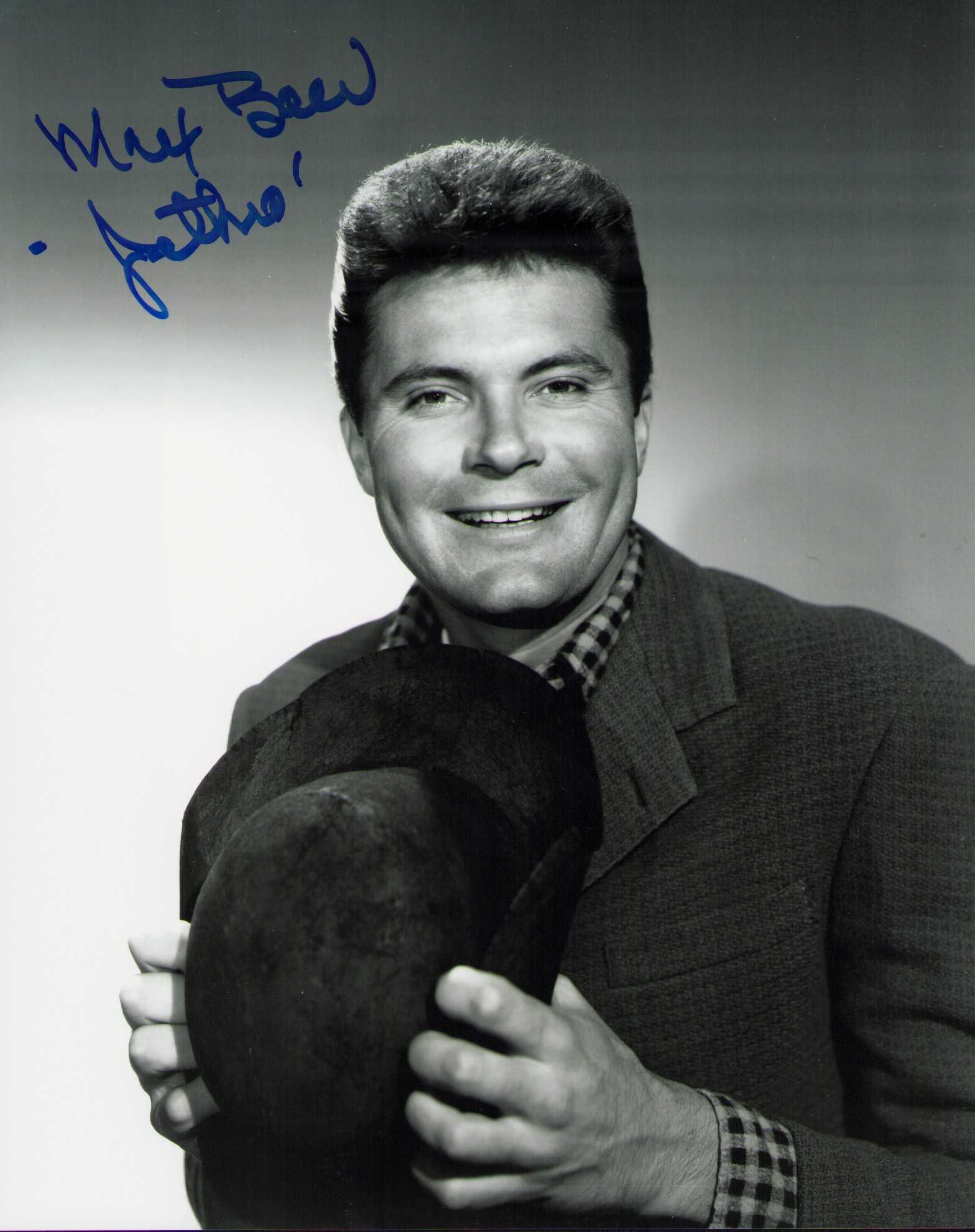 Max Baer Beverly Hillbillies signed photograph: Jethro in TVS Beverly Hillbillies signed 8x10 Certificate of AuthenticityEVERY item in this auction comes with at minimum one fully illustrated and serial numbered searchable online COA signed by the