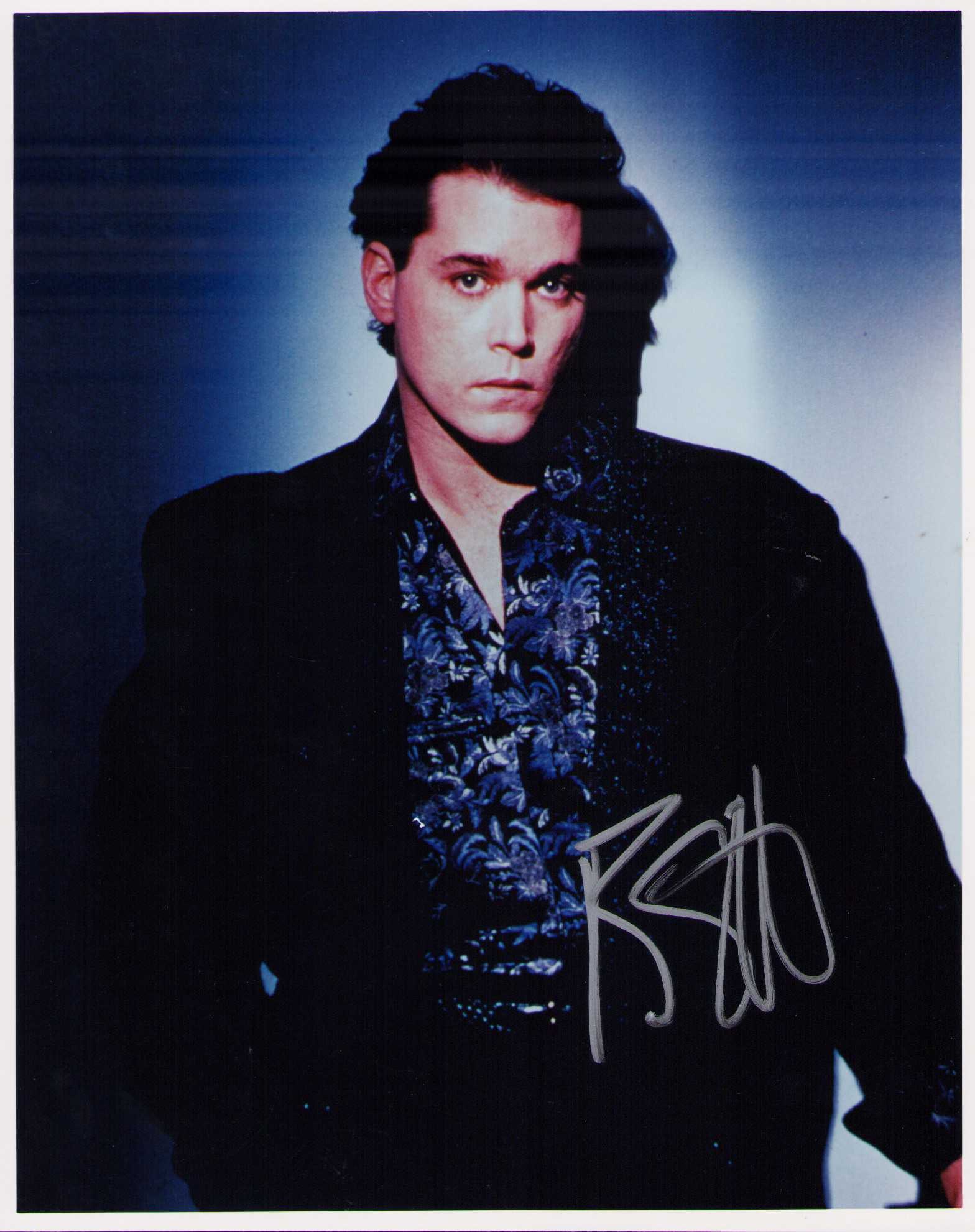 Ray Liotta signed photograph: Deceased star of Casino Goodfellas etc signed 8x10 from film Certificate of AuthenticityEVERY item in this auction comes with at minimum one fully illustrated and serial numbered searchable online COA