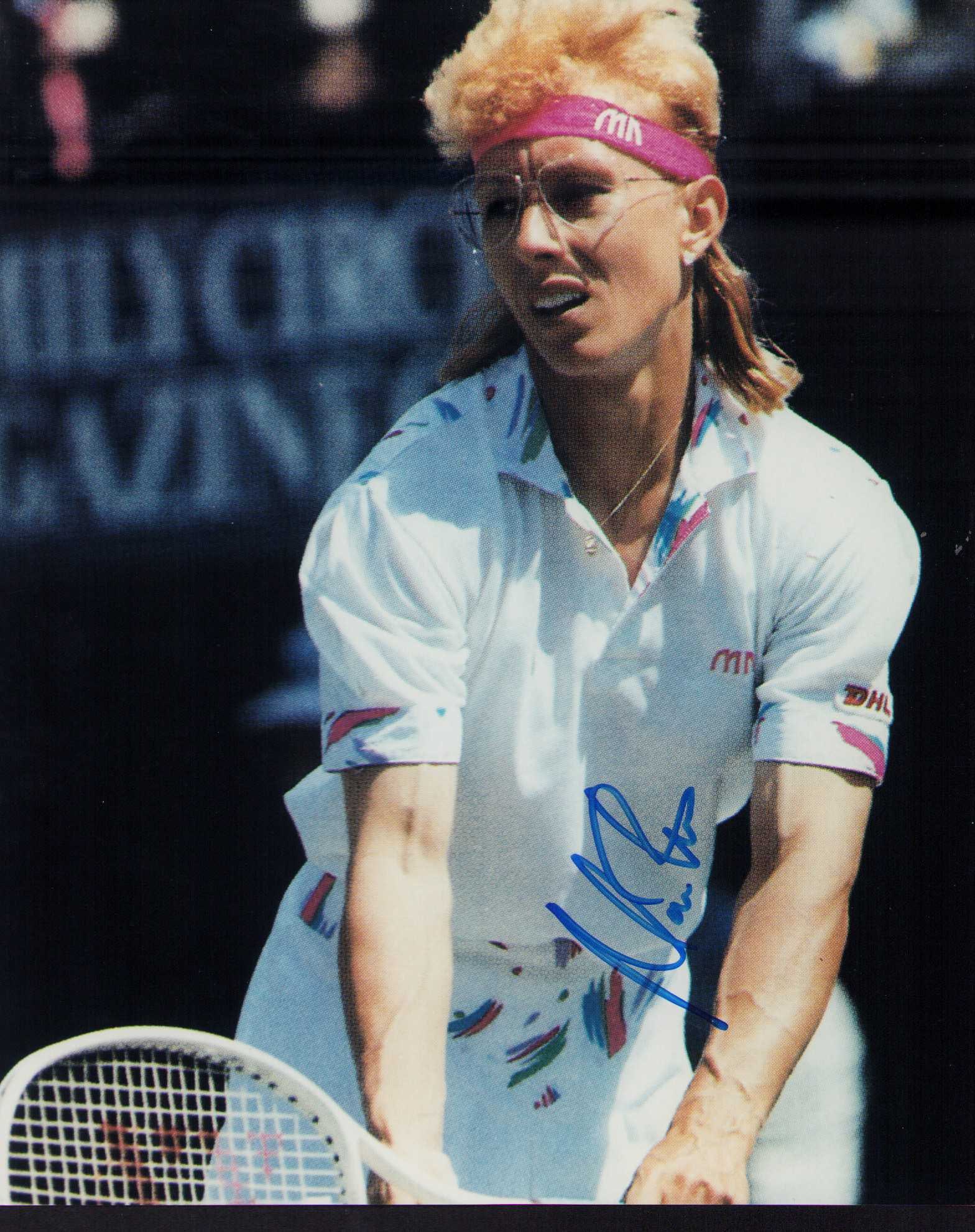 Martina Navratilova signed photograph (1 of 1)