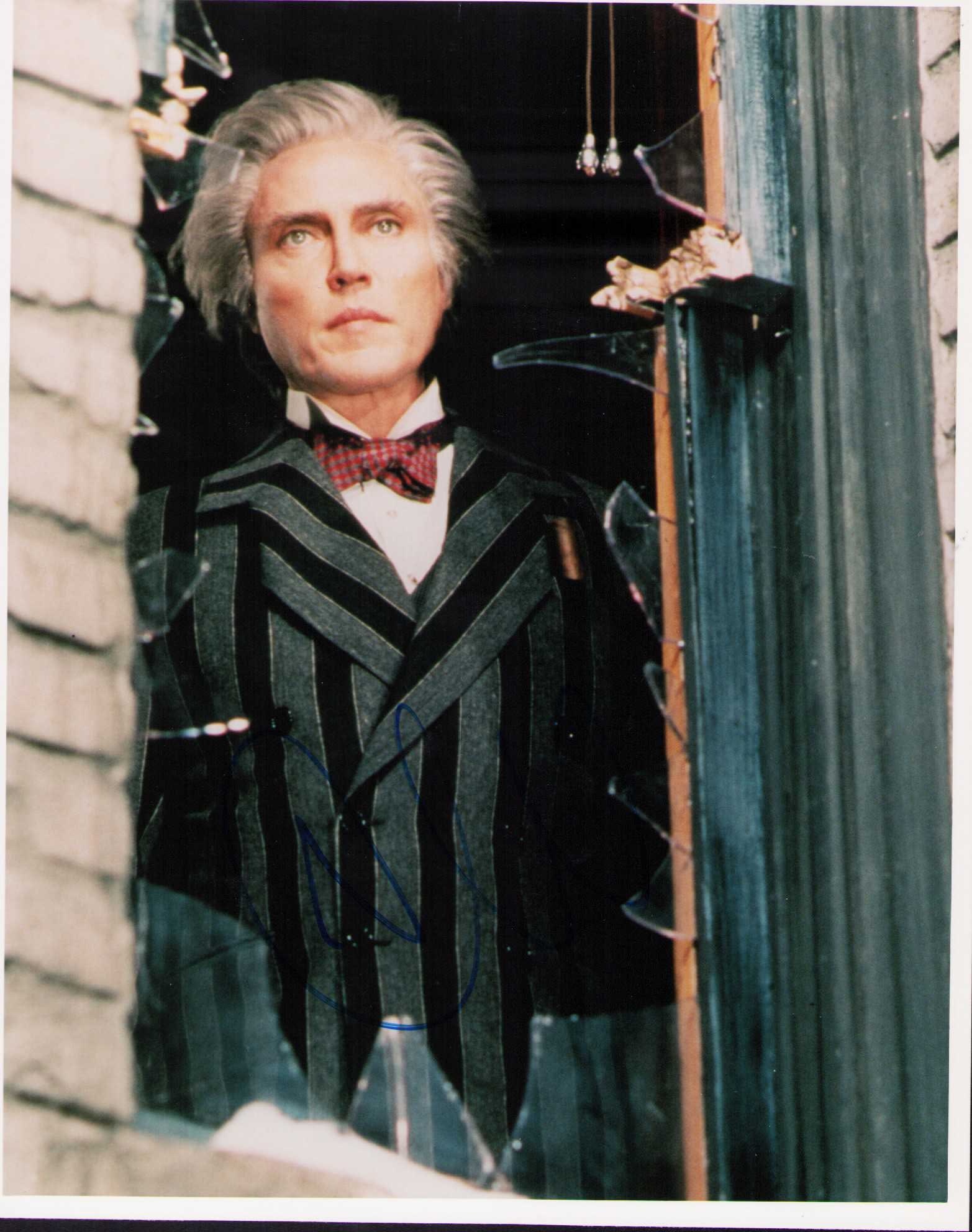 Christopher Walken Batman signed photograph: A rare Christopher Walken signed Batman 8x10 Certificate of AuthenticityEVERY item in this auction comes with at minimum one fully illustrated and serial numbered searchable online COA signed by the