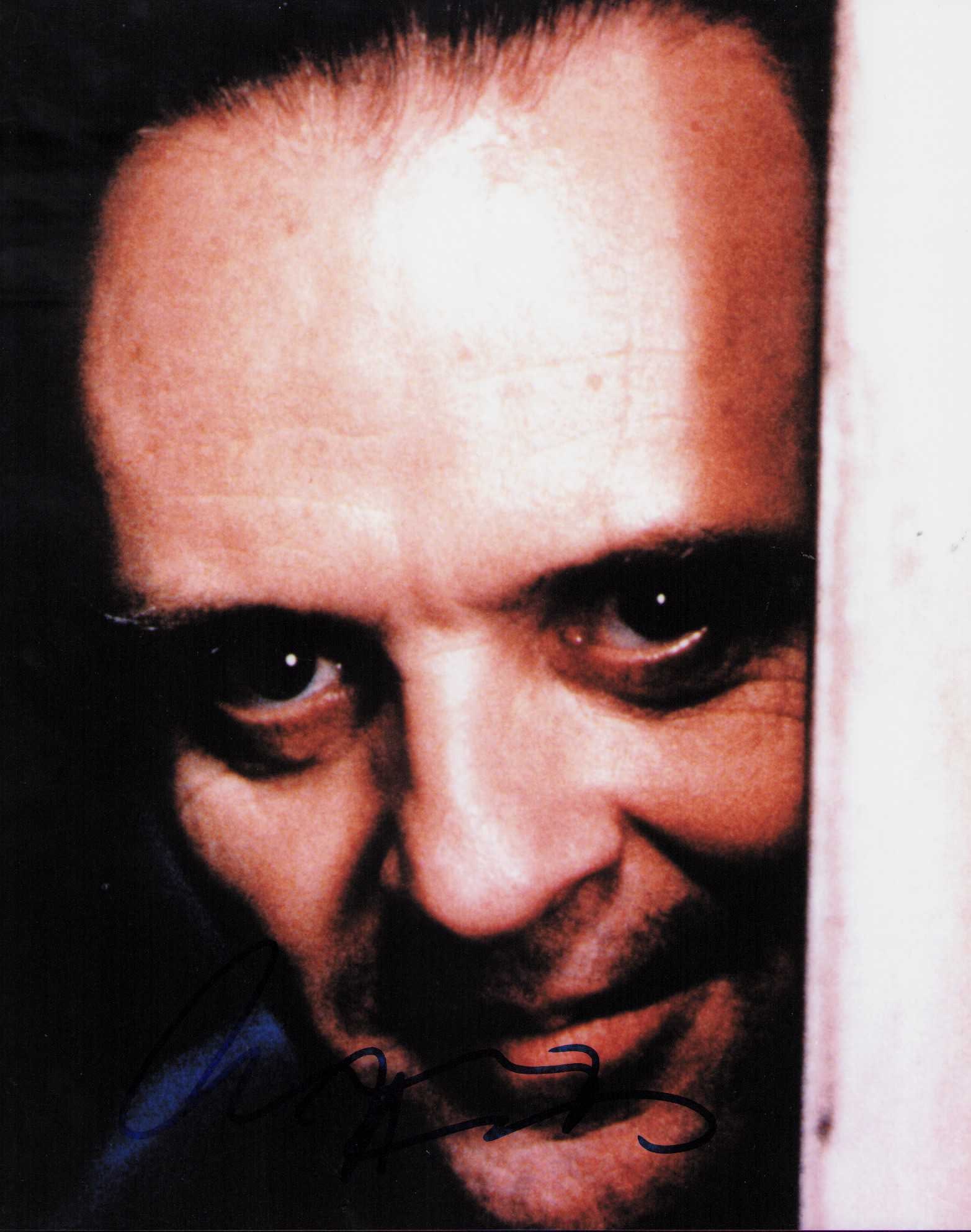Anthony Hopkins signed photograph: Silence of the Lambs star Anthony Hopkins signed 8x10 Certificate of AuthenticityEVERY item in this auction comes with at minimum one fully illustrated and serial numbered searchable online COA