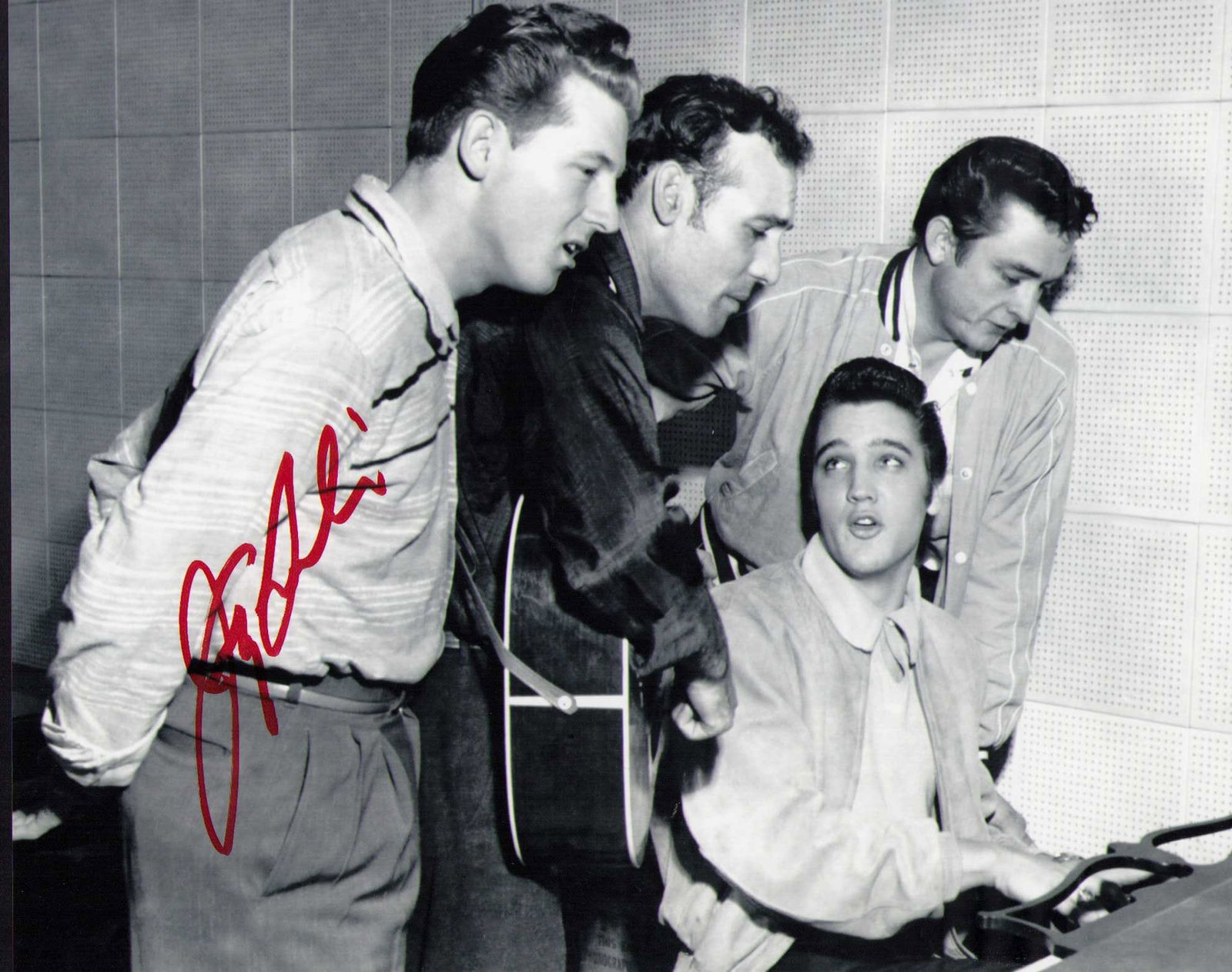 Jerry Lee Lewis signed photograph (1 of 1)