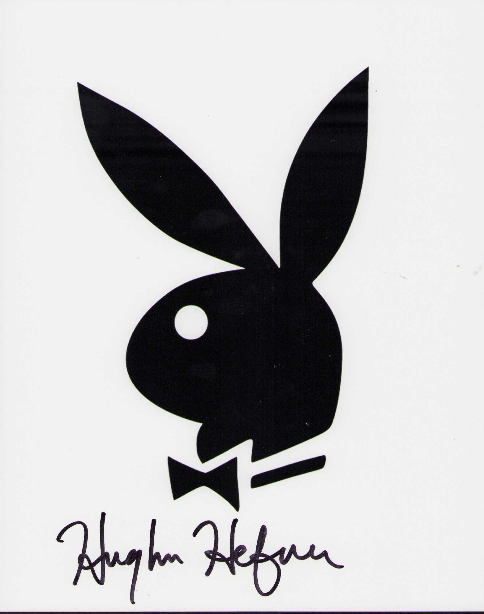 Hugh Hefner signed photograph (1 of 1)