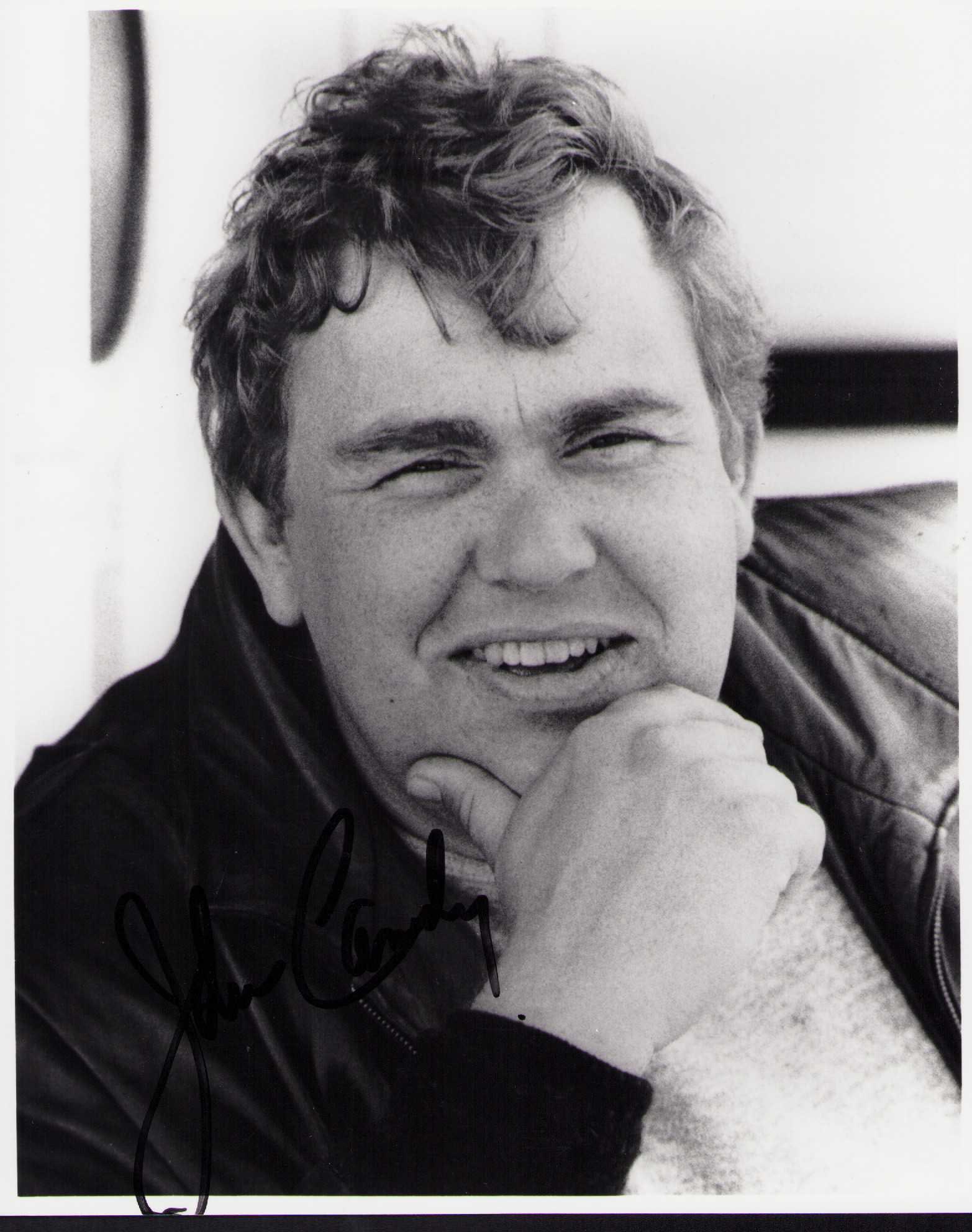 John Candy signed photograph: A vintage signed 8x10 of comedian who died young Rare Certificate of AuthenticityEVERY item in this auction comes with at minimum one fully illustrated and serial numbered searchable online COA signed