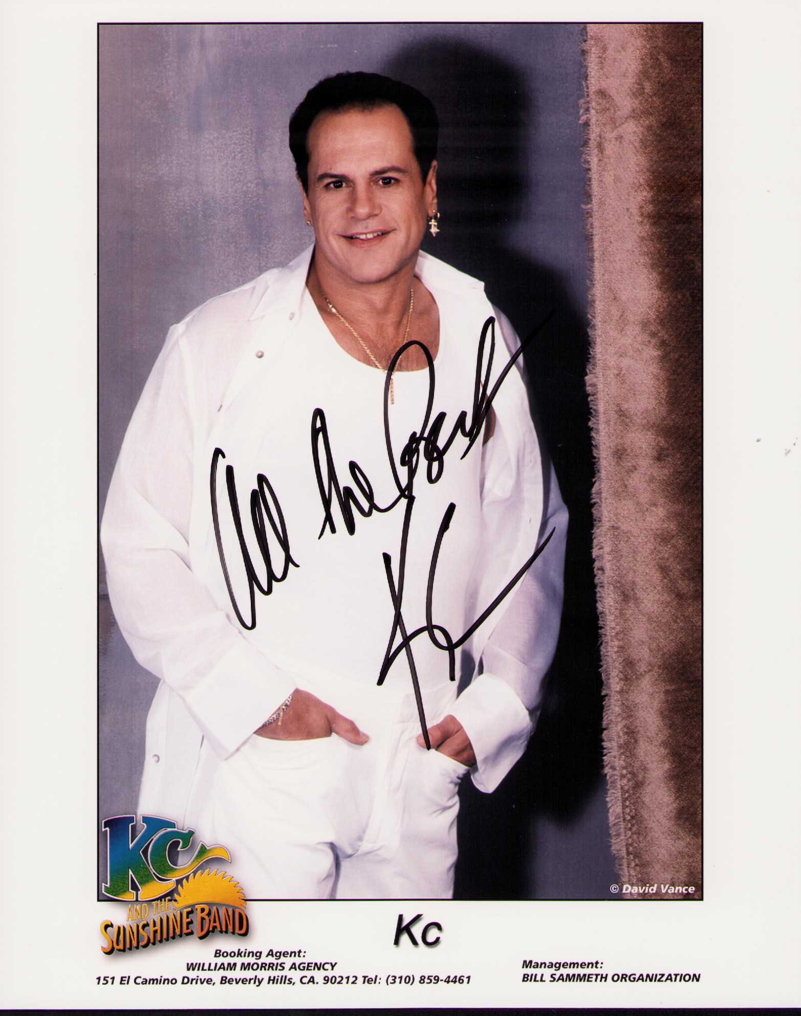 KC of the Sunshine Band signed photograph (1 of 1)