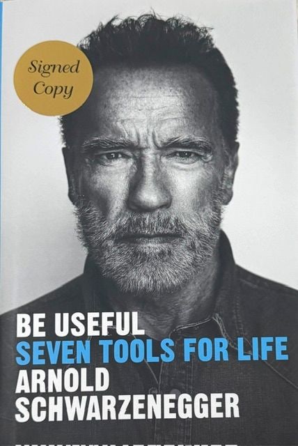 Arnold Schwarzenegger signed book (1 of 2)