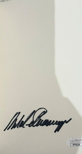 Arnold Schwarzenegger signed book - 2