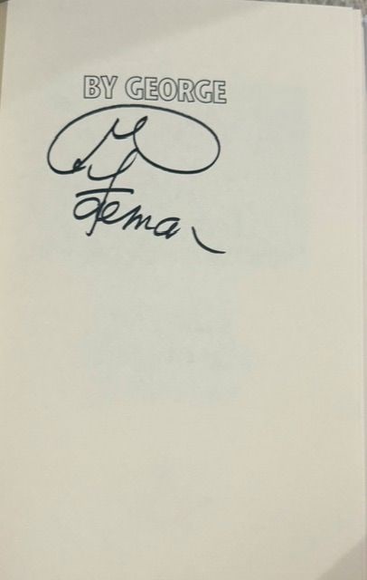 George Foreman signed book - 2
