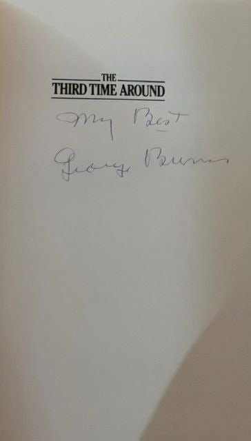 George Burns signed book - 2