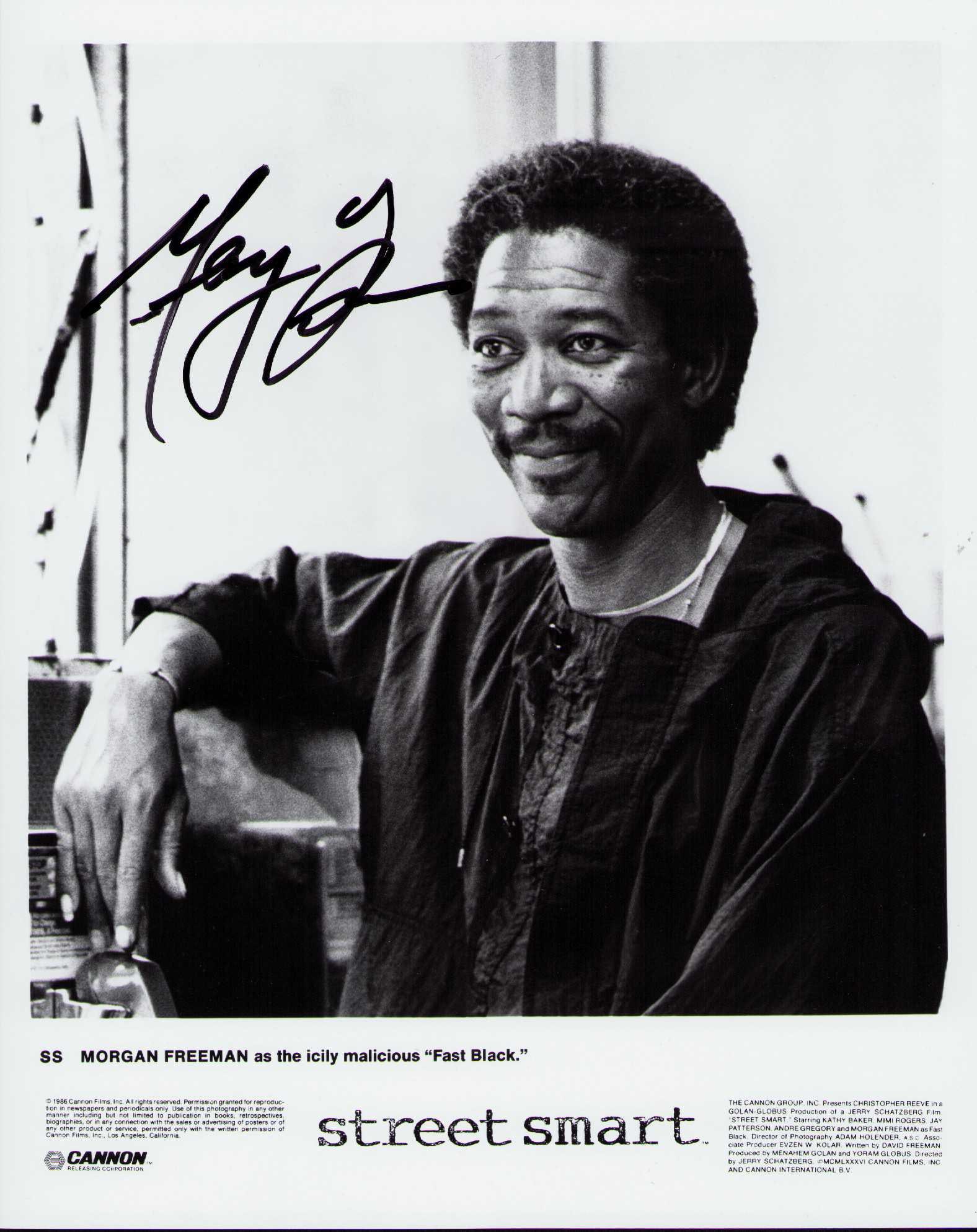 Morgan Freeman signed photograph (1 of 1)
