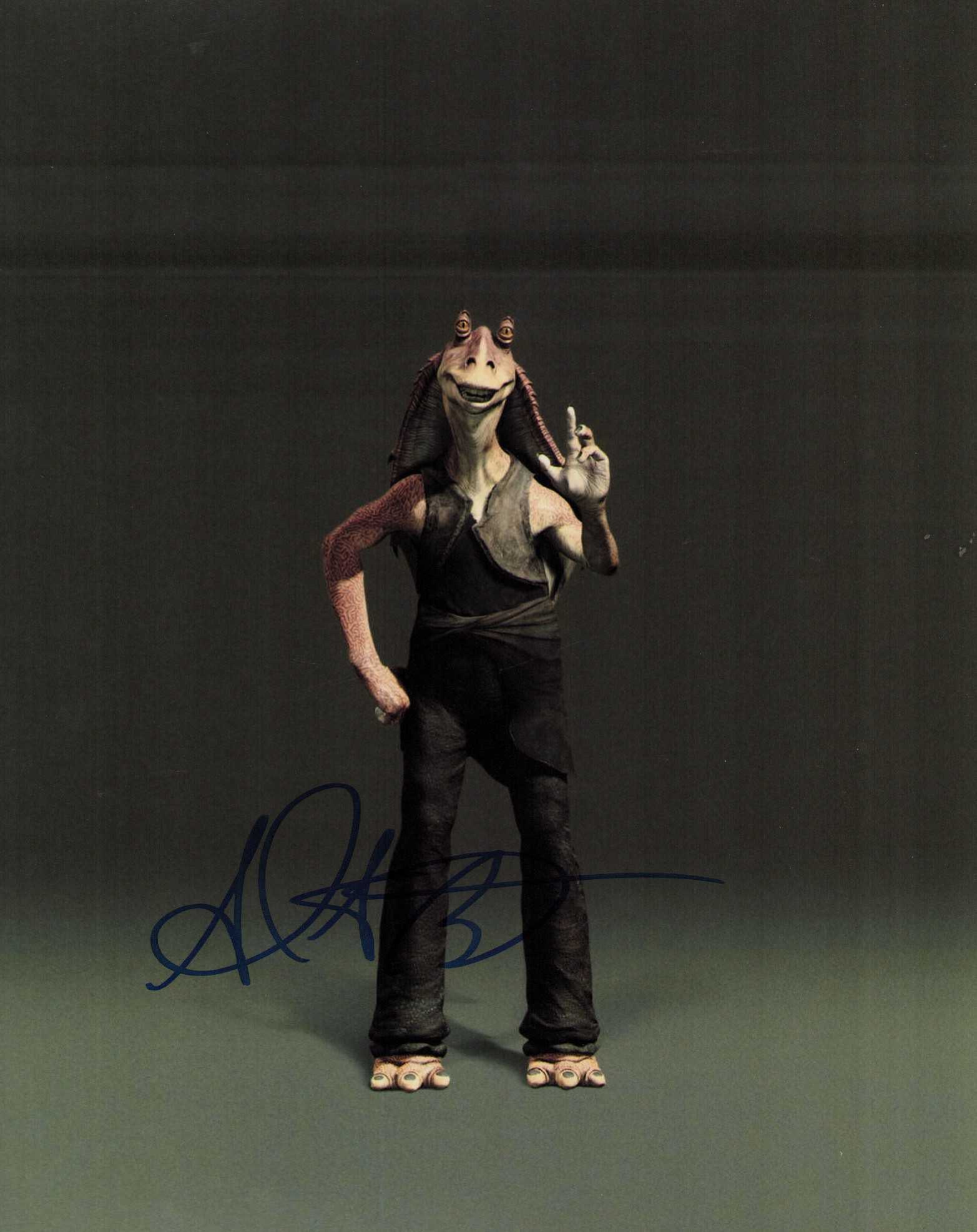 Ahmed Best signed photograph Star Wars (1 of 1)