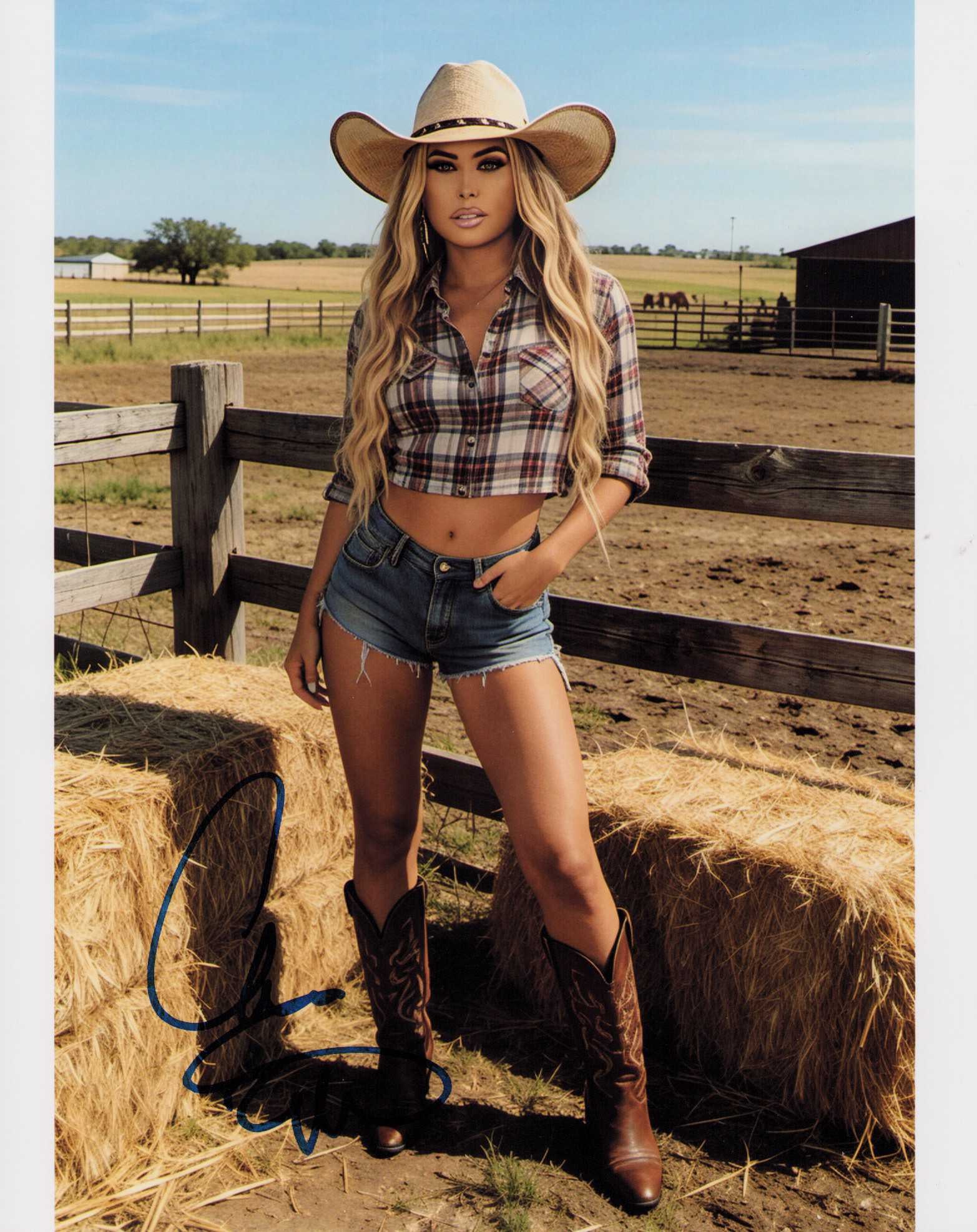 Carmen Electra signed photograph: A sexy signed 8x10 of Baywatch beauty Certificate of AuthenticityEVERY item in this auction comes with at minimum one fully illustrated and serial numbered searchable online COA signed by the leading 