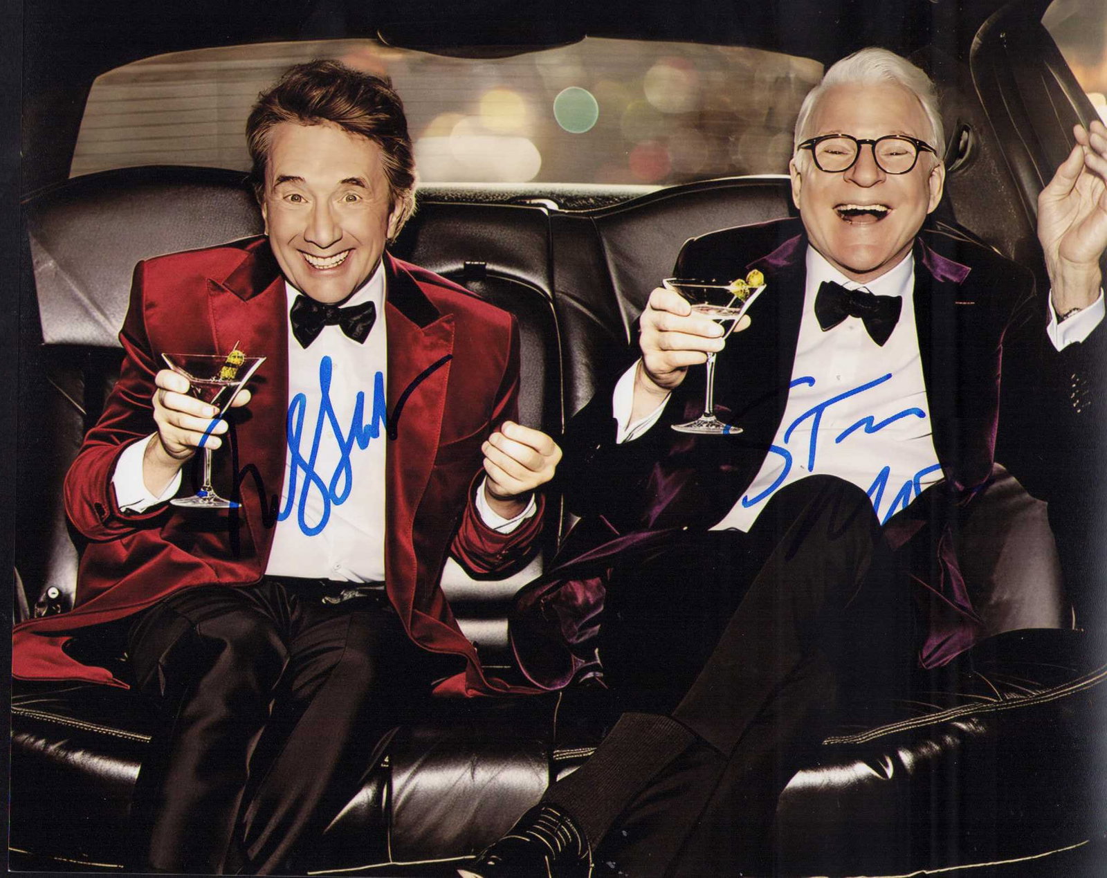 Steve Martin and Martin Short signed photograph: A funny signed 8x10 by two giants of comedy Steve Martin and Martin Short Certificate of AuthenticityEVERY item in this auction comes with at minimum one fully illustrated and serial numbered searchab