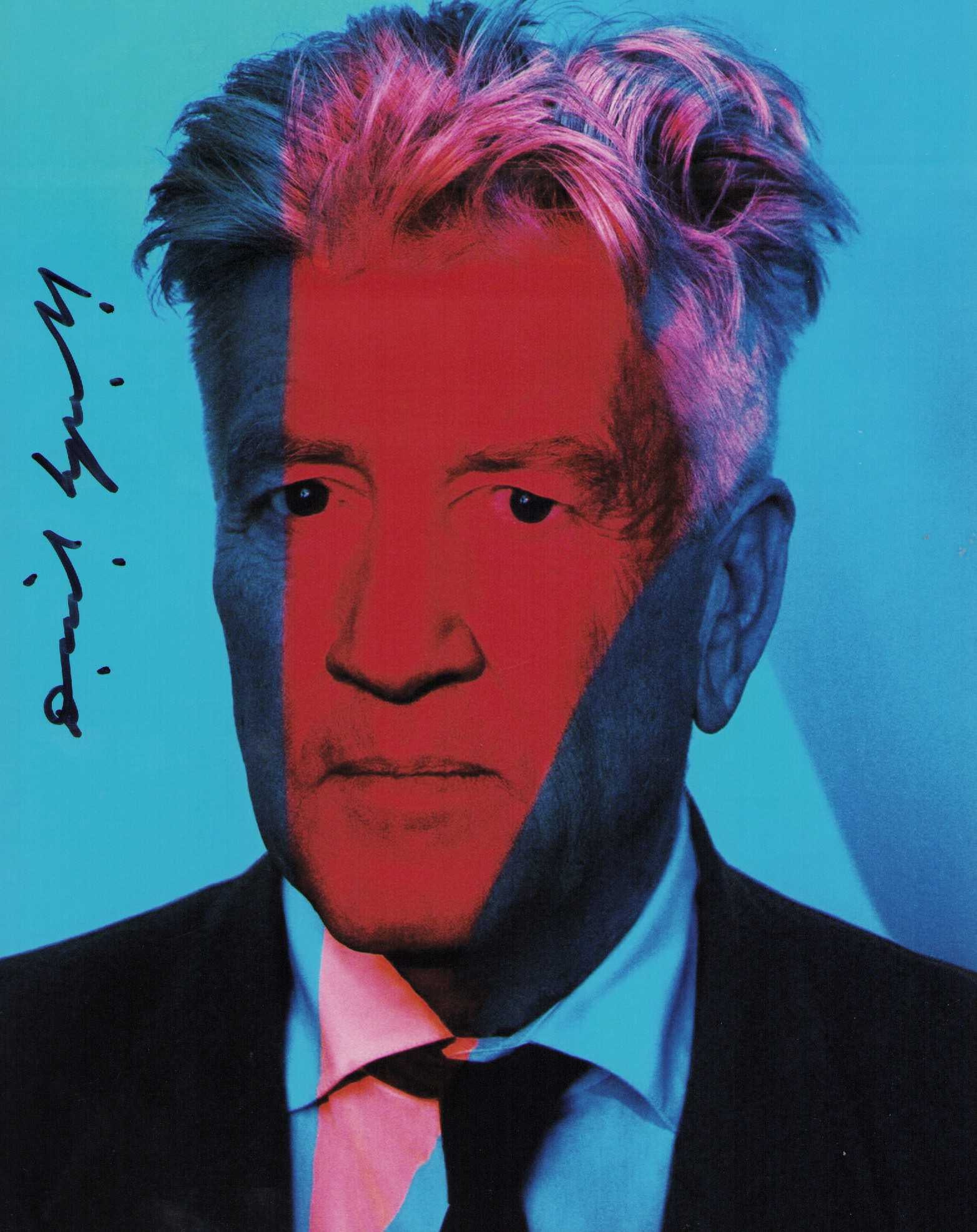 David Lynch signed photograph: The rare and sadly deceased Director of such great films and TV Certificate of AuthenticityEVERY item in this auction comes with at minimum one fully illustrated and serial numbered searchable online