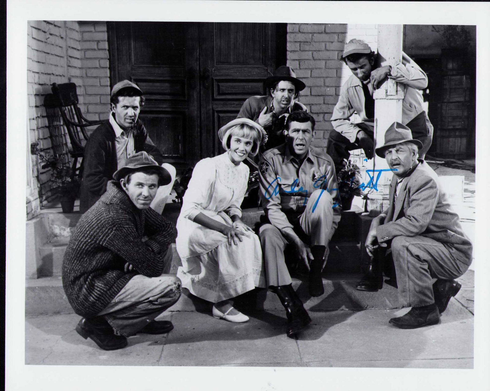 Andy Griffith signed photo: Scarce vintage Andy Griffith Show signed 8x10 photo Certificate of AuthenticityEVERY item in this auction comes with at min one fully illustrated and serial numbered , searchable online COA signed by 