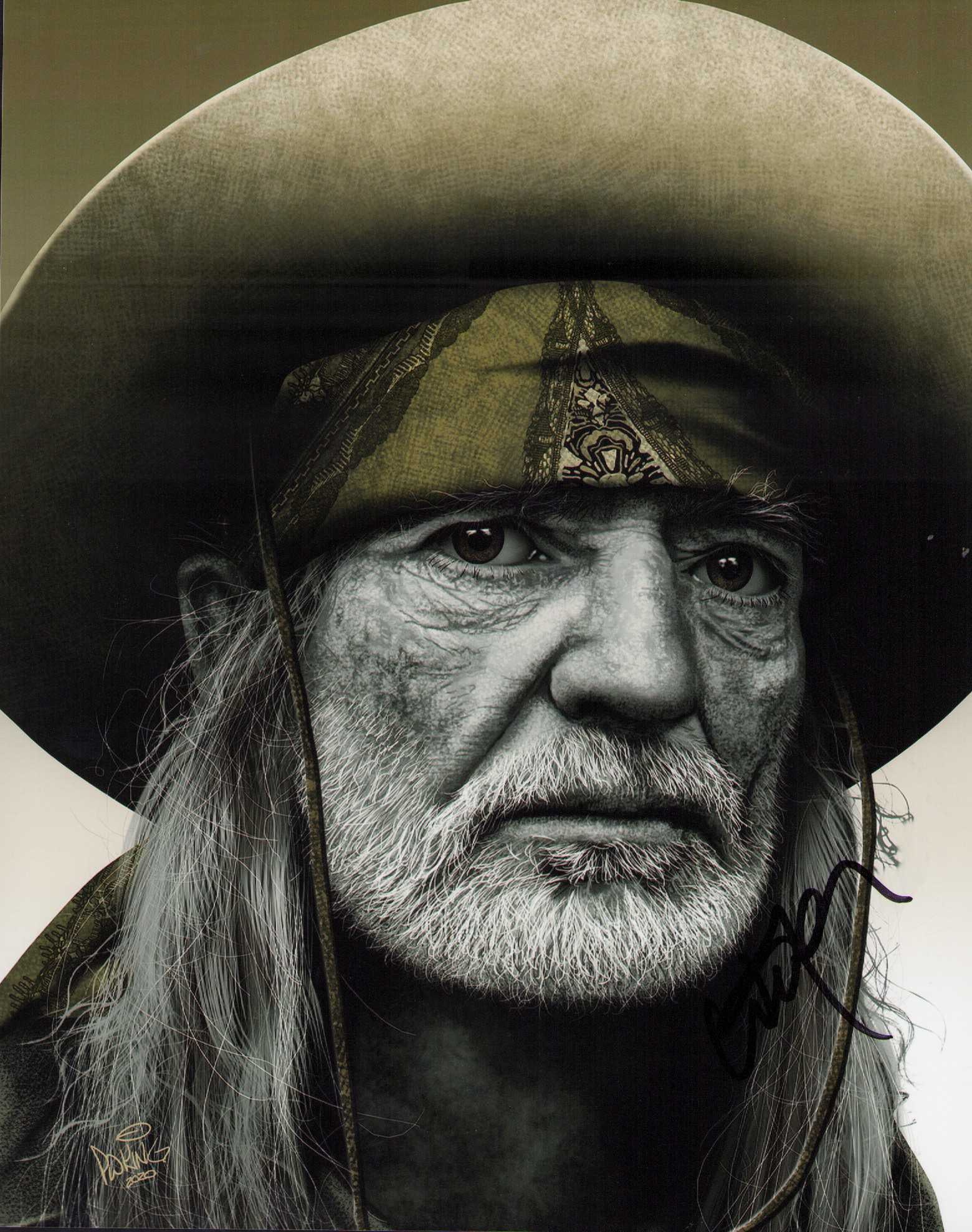 Willie Nelson signed photo: A nice signed 8x10 of the legend Certificate of AuthenticityEVERY item in this auction comes with at min one fully illustrated and serial numbered , searchable online COA signed by the leading authent