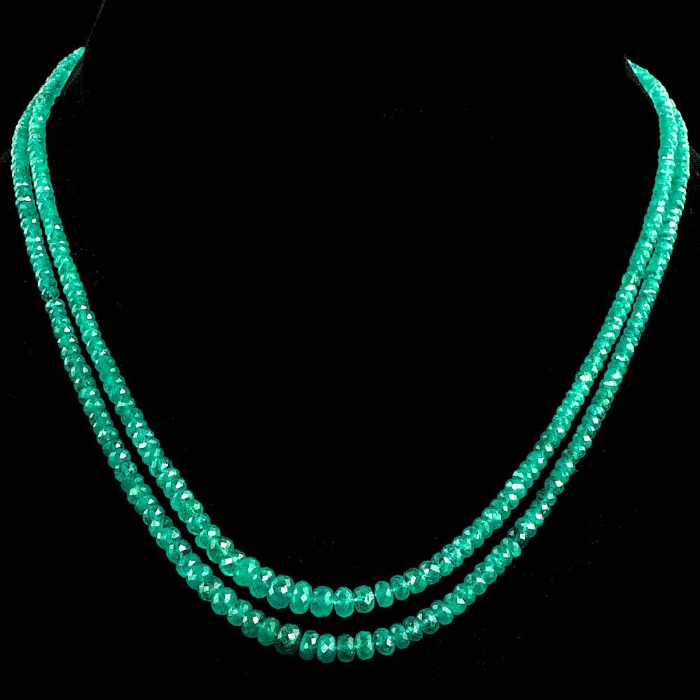 14k Yellow Gold 77.00ct Emerald Necklace: BHGL Certified: $6,000.00 This stunning ladies necklace is crafted in solid 14k Yellow Gold and features (77.00 ctw) 100% Natural Emeralds mined from Colombia. Excellent craftsmanship. Metal: 14k Soli