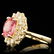 14k Yellow Gold 3.50ct Spinel 1.20ct Diamond Ring - 2