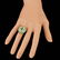 14k Gold 2.25ct Emerald 0.85ct Diamond Ring - 4
