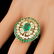 14k Gold 2.25ct Emerald 0.85ct Diamond Ring - 5