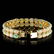 14k Gold 22.00ct Opal 0.80ct Diamond Bracelet - 2
