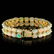 14k Gold 22.00ct Opal 0.80ct Diamond Bracelet - 3