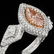 18k Gold 0.96ct Pink 1.45ctw Diamond Ring