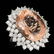 14k Gold 21.00ct Morganite 4.00ct Diamond Ring - 3