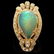 14k Yellow Gold 9.30ct Opal 0.67ct Diamond Ring