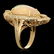 14k Yellow Gold 9.30ct Opal 0.67ct Diamond Ring - 2
