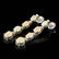 14k Gold 4.00ct Opal 0.20ct Diamond Earrings - 2