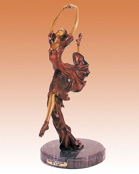 Ballerina in Flight - Louis Icart: Ballerina in Flight - Louis Icart. Size 24x11" Louis Icart was born in France in 1888. He was well educated and a master in art deco. He fought in WWI and returned to become a world famous artist. Thi