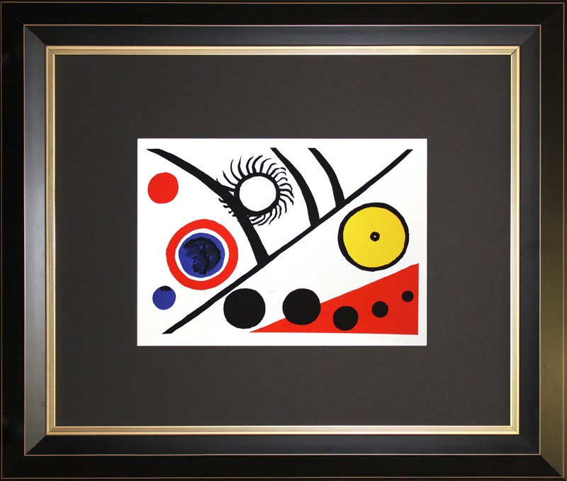 Alexander Calder Lithograph: Alexander Calder Lithograph 18x24 inches. The signature is in the plate.