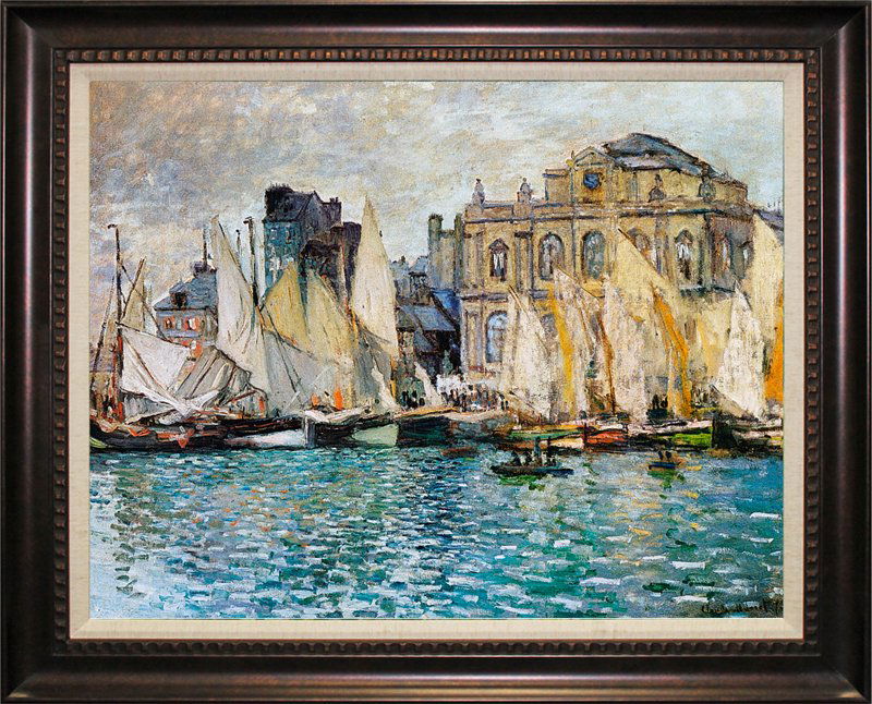 Claude Monet Limited Edition The Museum at the Habre: ***Amazing Claude Monet***The Museum at the Habre***Limited Edition giclee on canvas. The signature is in the plate. Includes Certificate of Authenticity. Approx. 26x30 inches.
