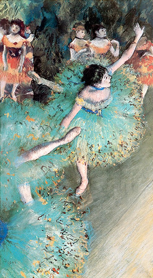 After Edgar Degas- Arabesque: Edgar Degas- Limited Edition Giclee-Arabesque. The signature is in the plate. Includes certificate of authenticity. 16x24 inches approx