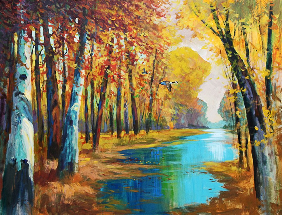 Michael Schofield Original Oil on canvas: Original on canvas Michael Schofield. Hand signed. One of a kind original. image 36x48 inches. Custom framed. Includes certificate of authenticity.