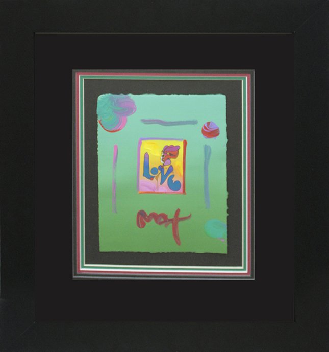 Peter Max Original Mixed Media: Peter Max Original Mixed Media Approx 20x24 inches. Hand signed by the artist. Includes certificate of authenticity from Peter Max the artist publisher.