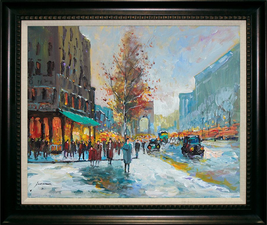 Michael Schofield Original on canvas: Michael Schofield Original Oil on canvas. One of a kind original Hand signed by the artist. Includes certificate of authenticity. Approx size is 25 x 30 inches.