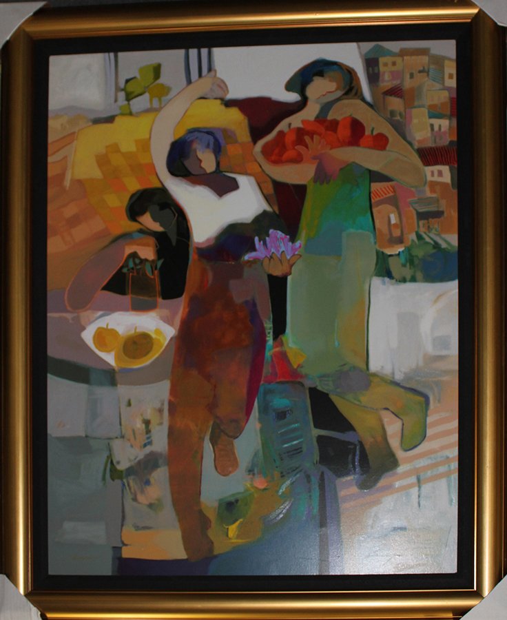 Hessam Abrishami Limited Edition Serigraph: Hessam Abrishami Limited Edition Serigraph Hand signed and numbered by the artist. Approx 30x40 inches. Custom framed Includes certificate of authenticity.