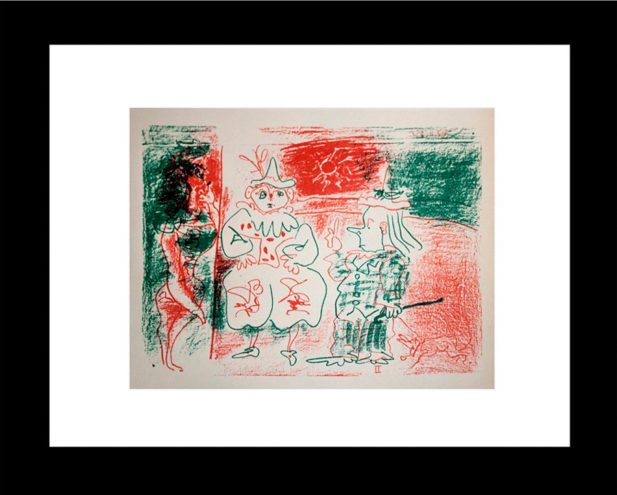 Pablo Picasso Original Lithograph Verve Collection: Pablo Picasso Original Lithograph 1961 Mourlot Press Includes certificate of authenticity. Approx 20x24 inches. Custom framed.