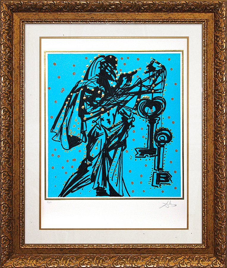 Original Lithograph Salvador Dali Knights of the Round (1 of 1)