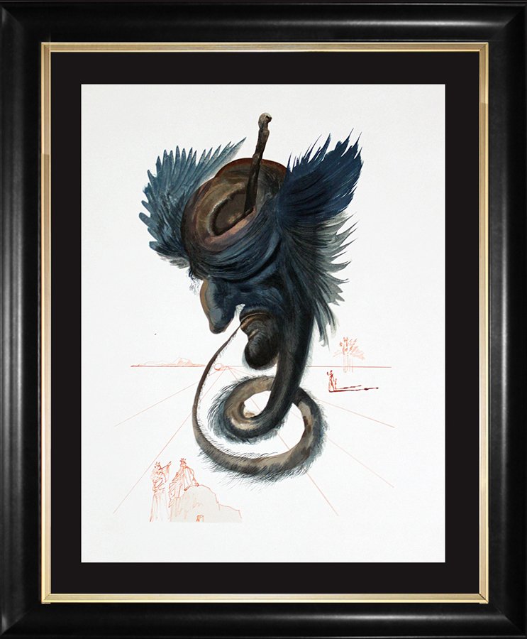 Salvador Dali Original Wood Block from The Divine (1 of 1)