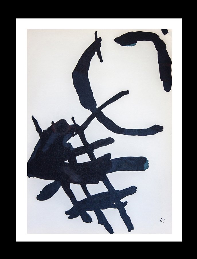 TAL-COT lithograph Derriere le Miroir from 1964: TAL-COT striking lithograph Derriere le Miroir from 1964. Includes certificate of authenticity.