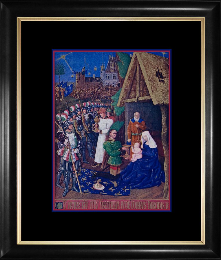 Fouquet miniature of the Conde Museum - The adoration (1 of 1)