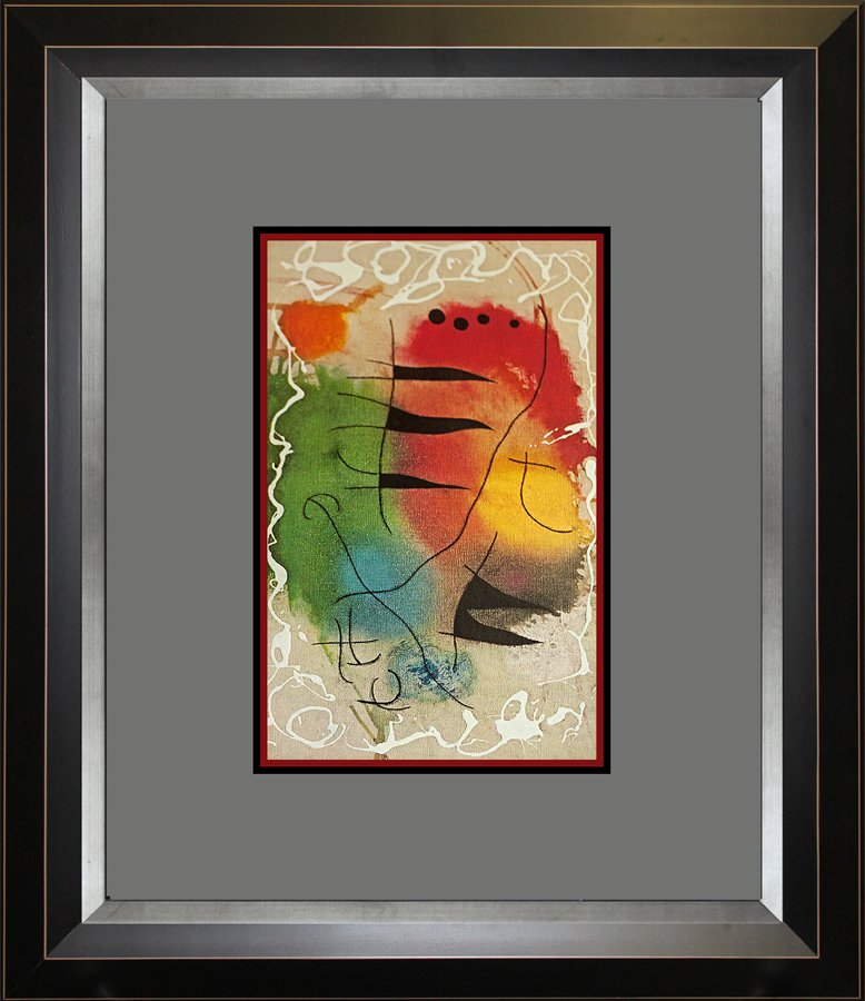 Joan Miro Color Plate Lithograph over 50 years old (1 of 1)