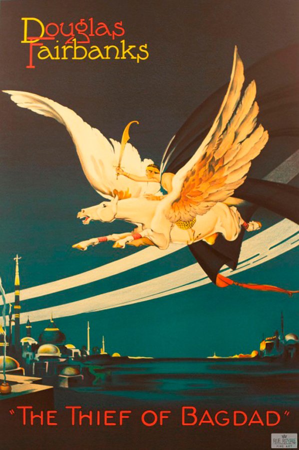 Thief of Baghdad Douglas Fairbanks Original Lithograph (1 of 1)