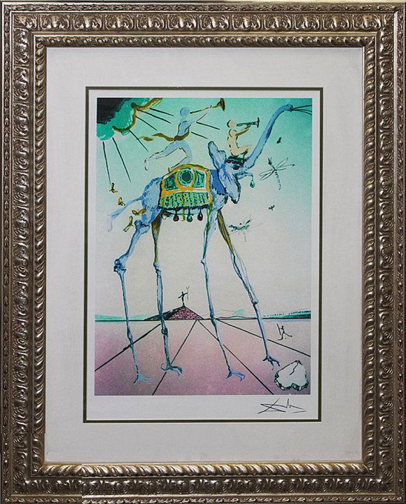 Salvador Dali Lithograph Limited Edition Celestial (1 of 1)