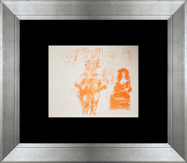 Pablo Picasso Etching Gravure in ink from 1970 Erotica (1 of 1)